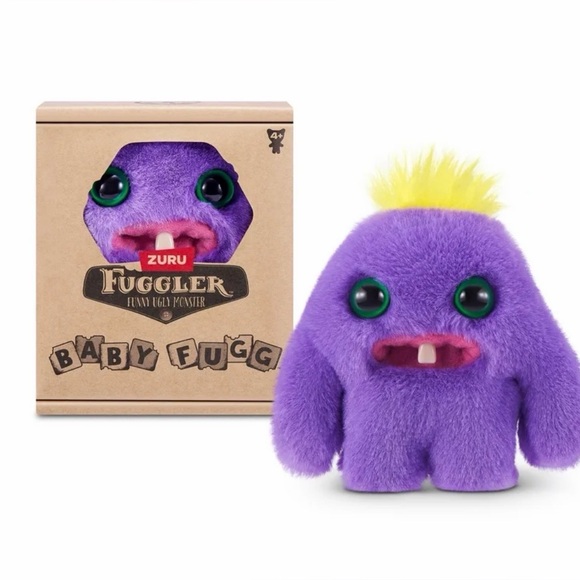 Fuggler Other - Fuggler Baby Fugg Series 4 Mr. Needles 3.5-Inch Plush Figure [Purple]